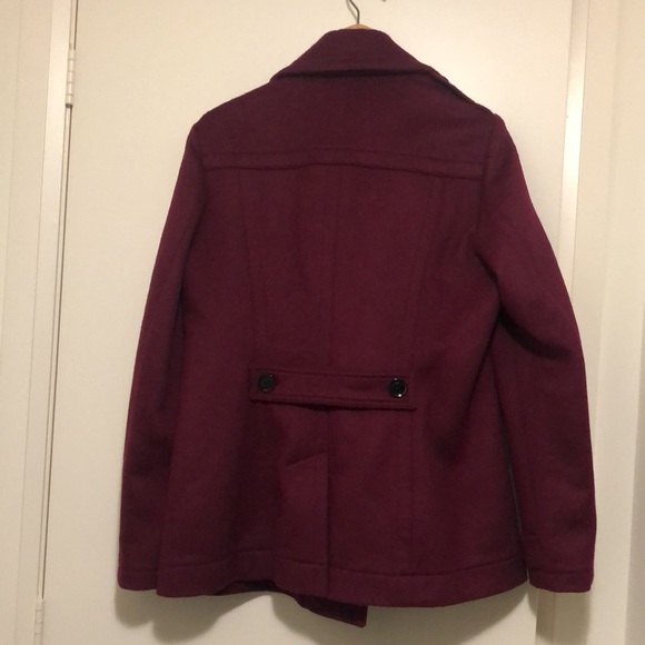 SOLD- Authentic Brand new with tag Burberry Brit purple wool jacket - Picture 3 of 10